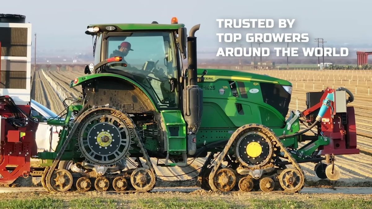 Carbon Robotics LaserWeeder G2 at work