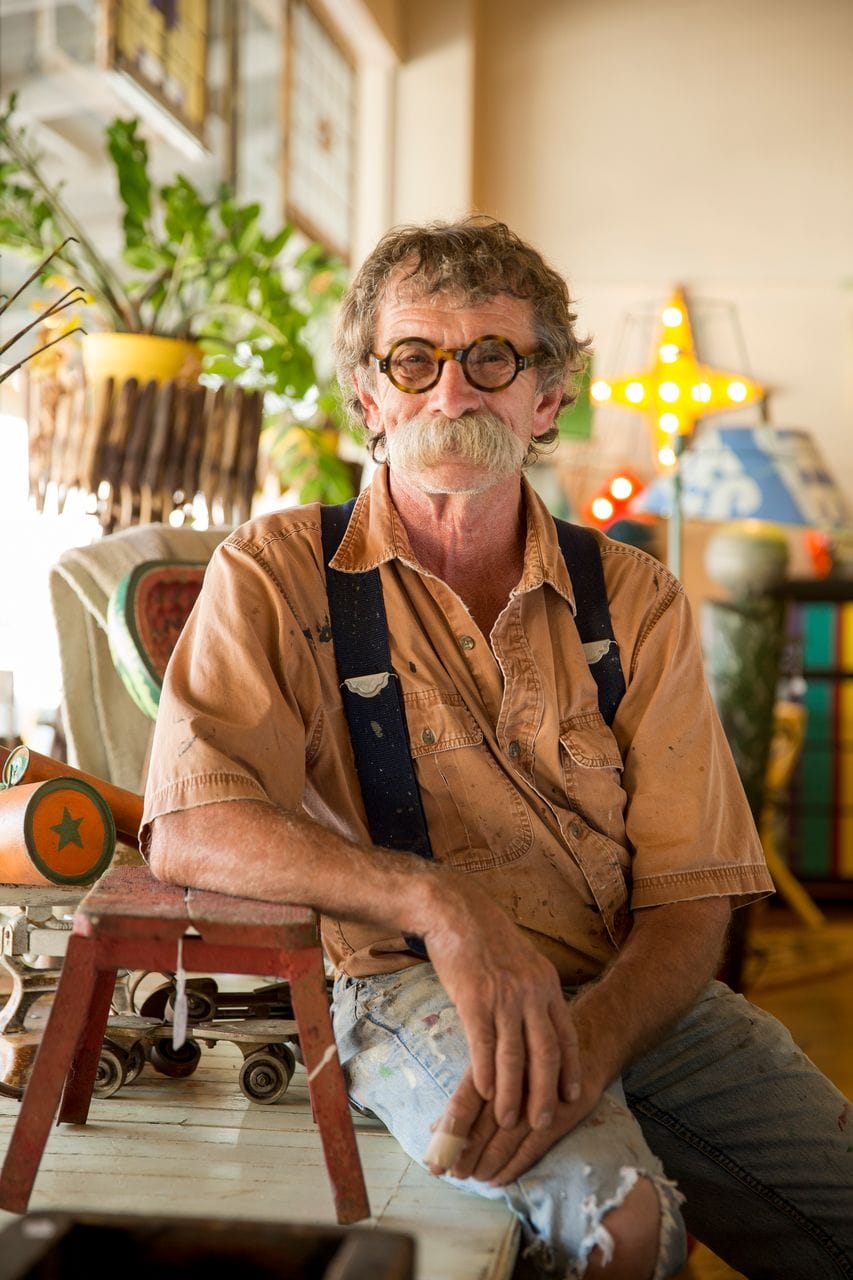 S.D. Meadows Folk Art Gallery in Palestine, Illinois.