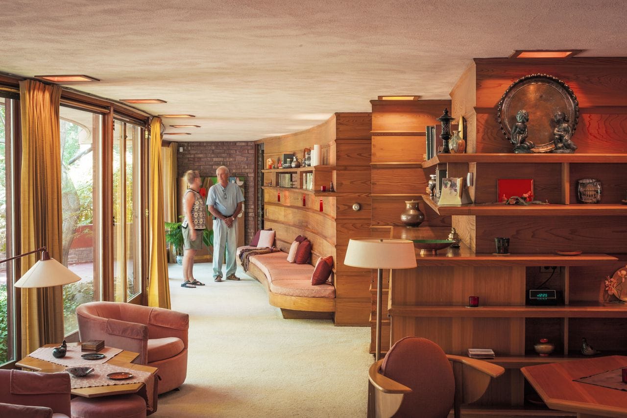 Frank Lloyd Wright Laurent House in Illinois.