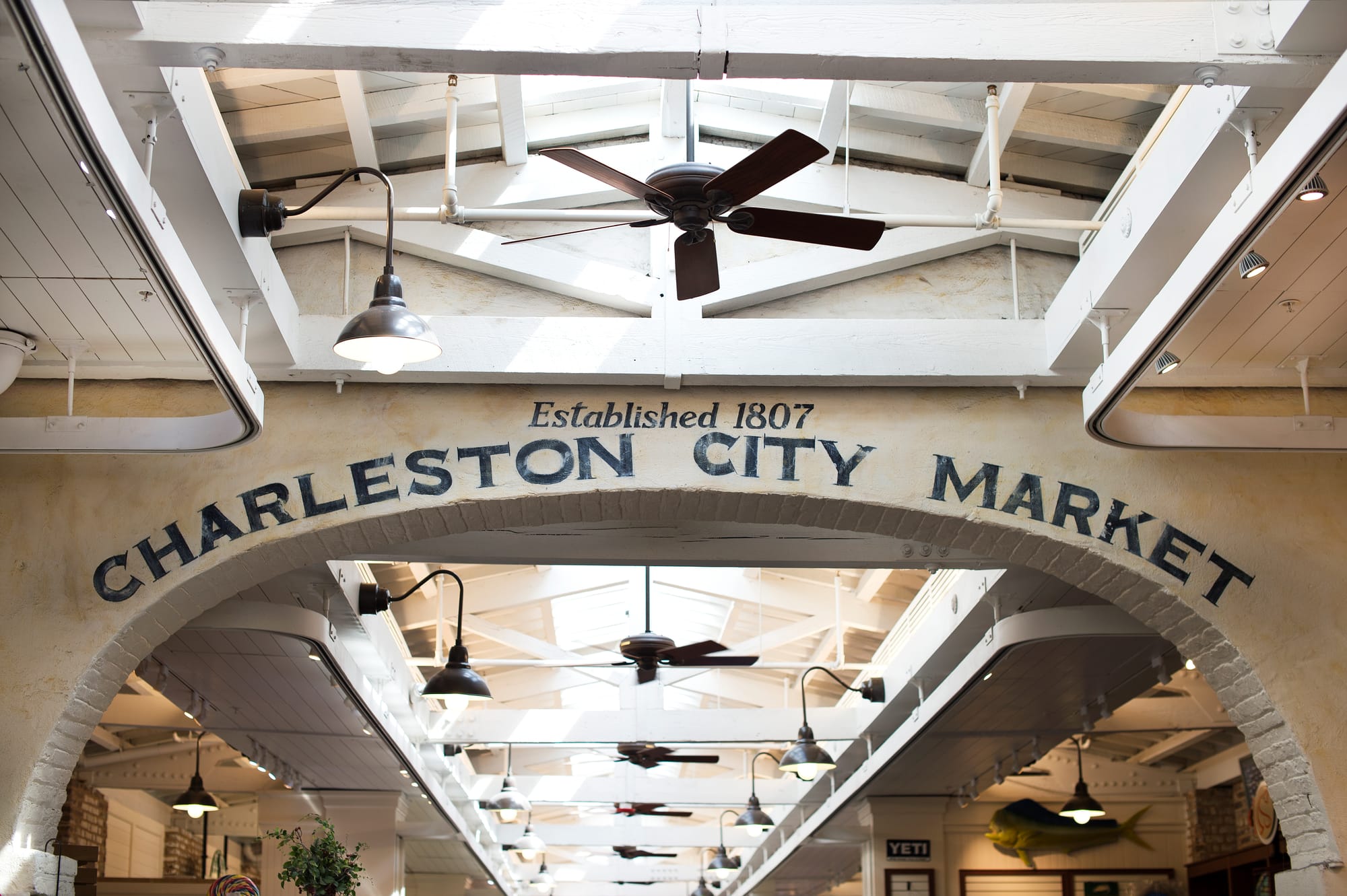 Charleston City Market in Charleston, South Carolina.