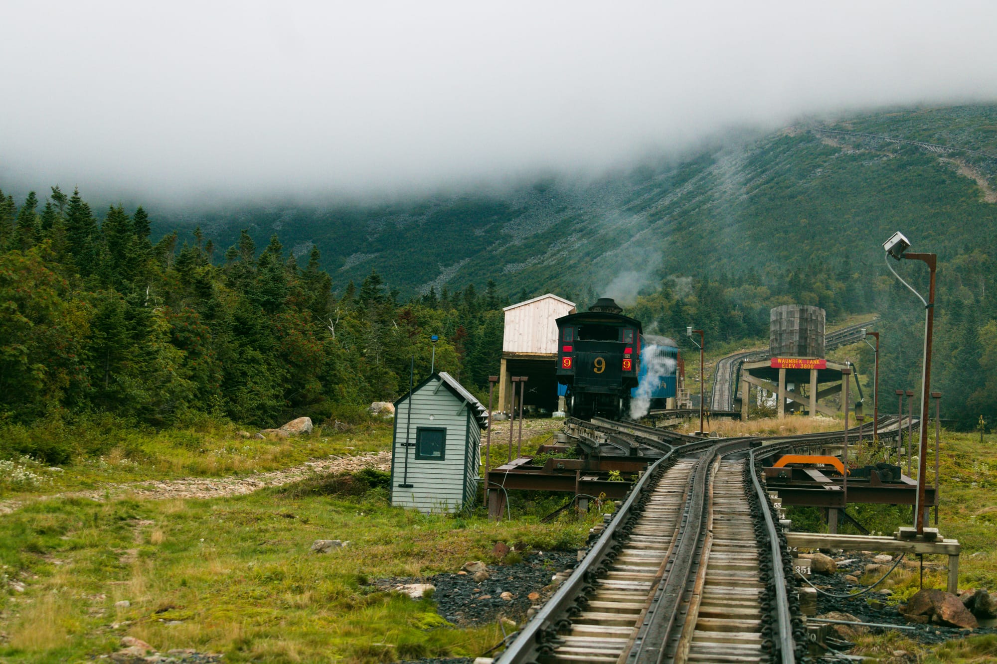 Mount Washington Cog Railway in New Hampshire.