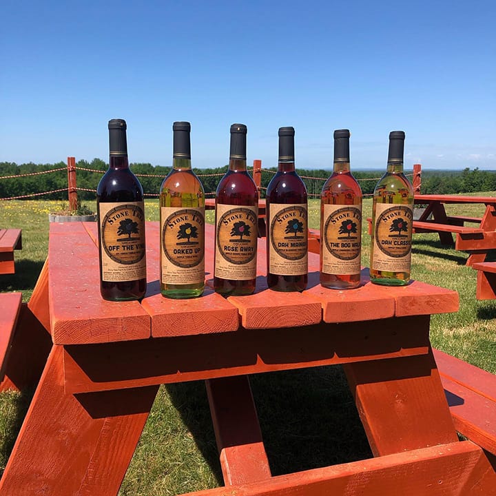 Cider at Stone Tree Farm & Cidery in Unity, Maine.