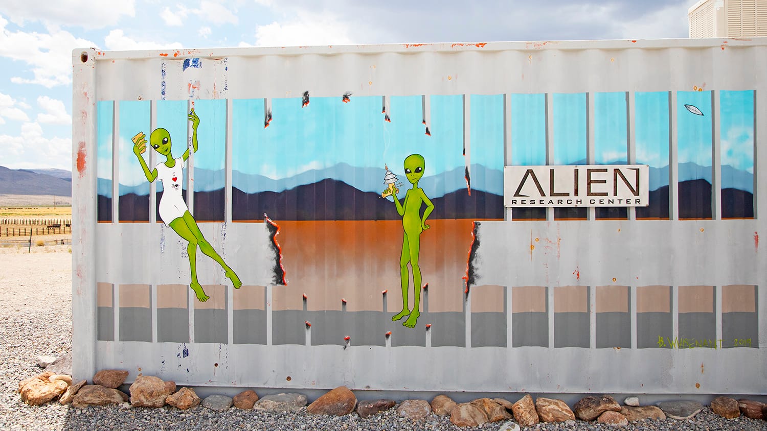 The Alien Research Center in Nevada.