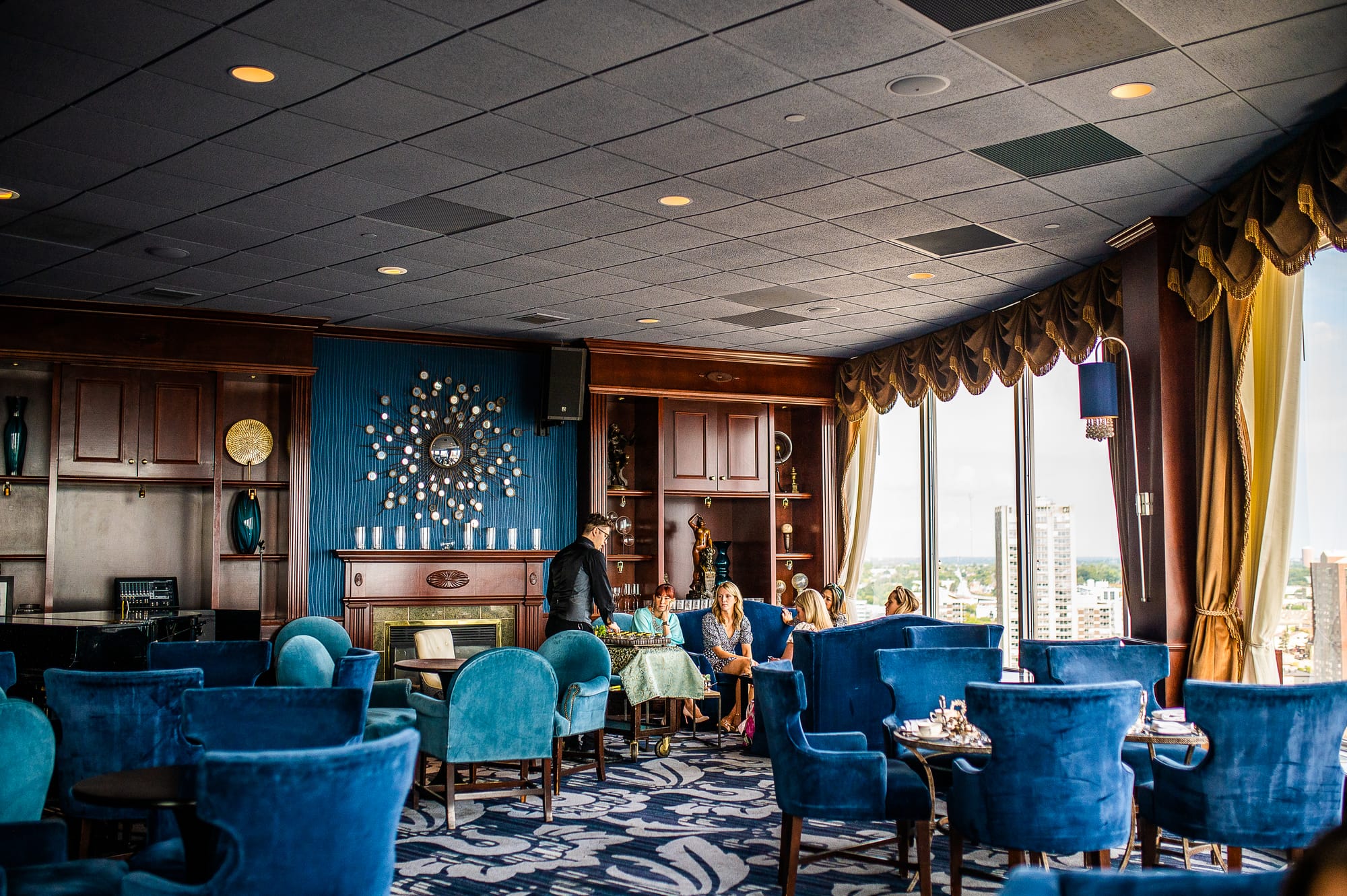 Tea at the Pfister Hotel in Milwaukee, Wisconsin.