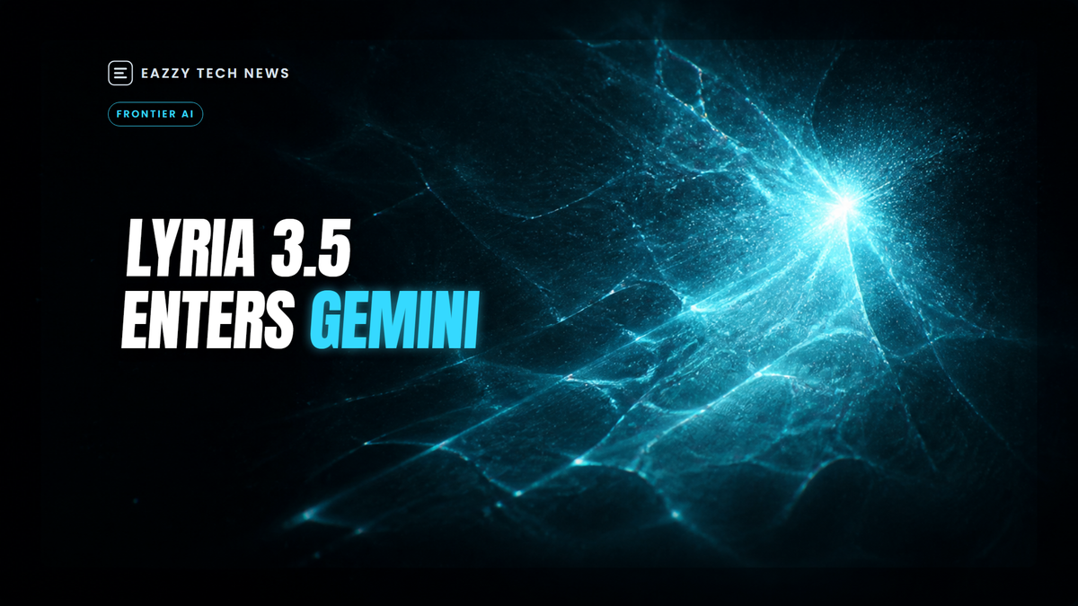 Lyria 3.5 turns Gemini into a full-song tool