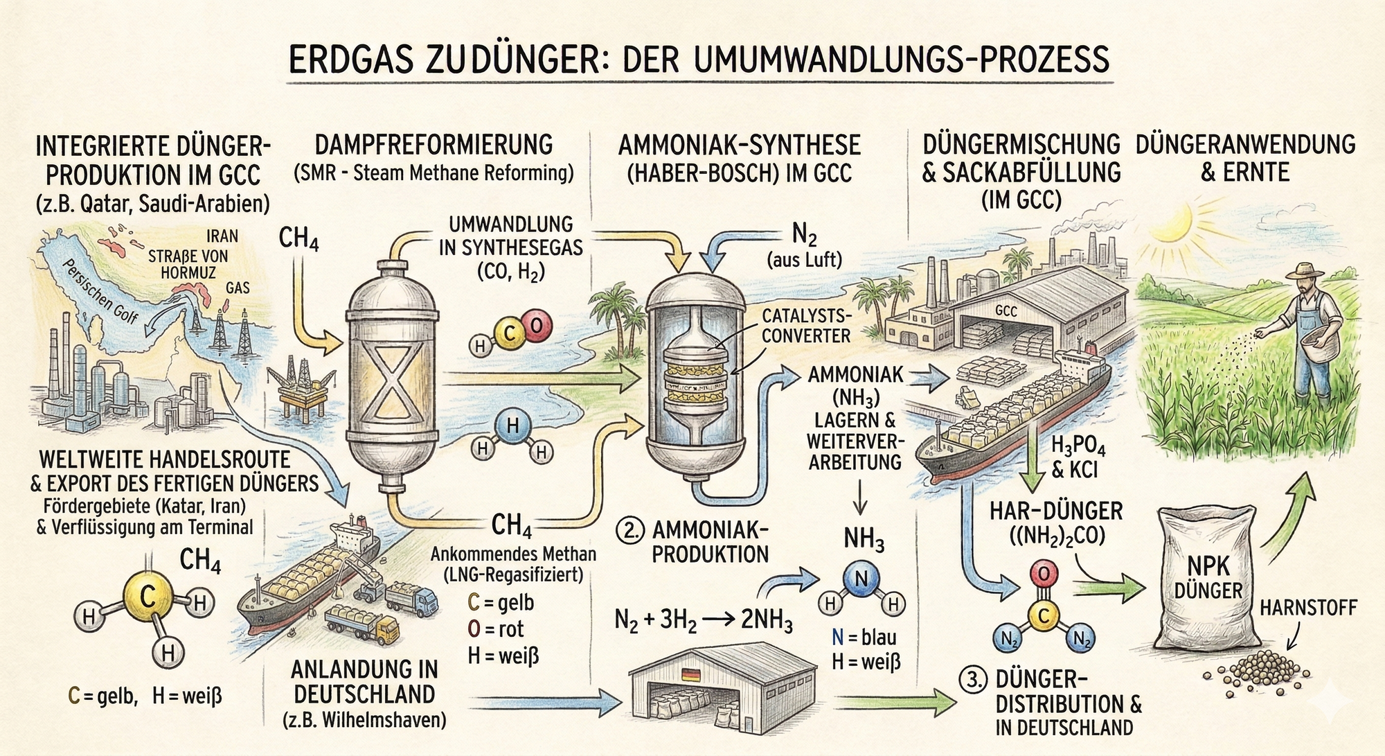 Illustration: Brief #9: Wir essen Erdgas