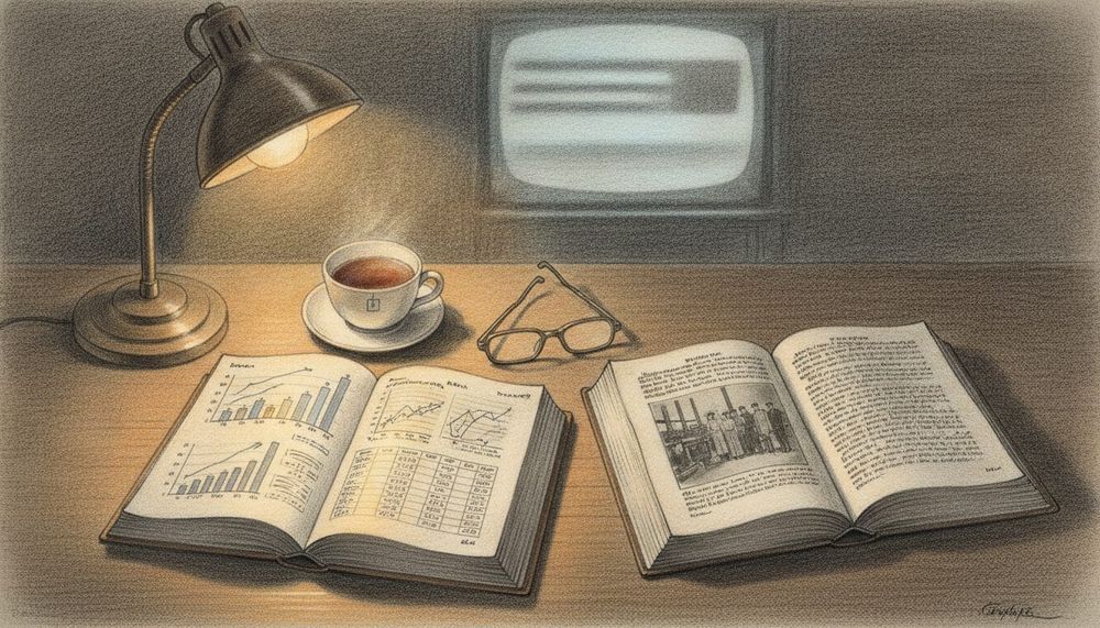 Zwei Bücher, ein Herbst