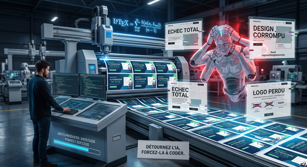 L'IA est une terrible graphiste. Pourquoi les meilleurs marketeurs la forcent à coder.