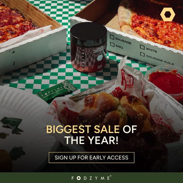 THE FODZYME BLACK FRIDAY/CYBER MONDAY SALE IS COMING.