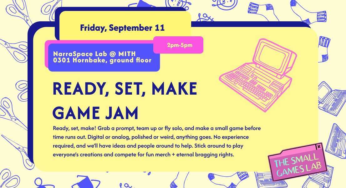 Come make tiny video games!