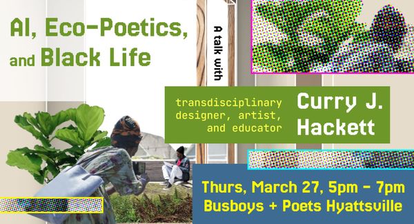 On Thurs. 3/27, Curry J. Hackett joins AADHum for workshop & talk!