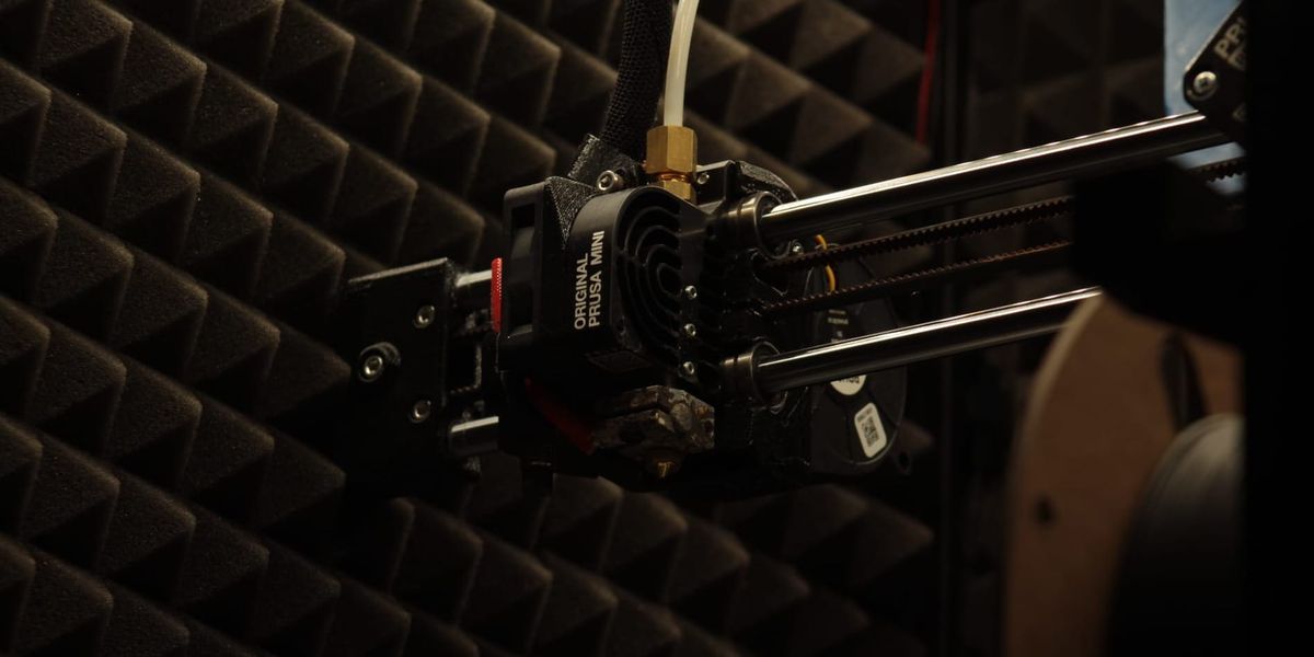 Photo of a Prusa Mini 3D printer