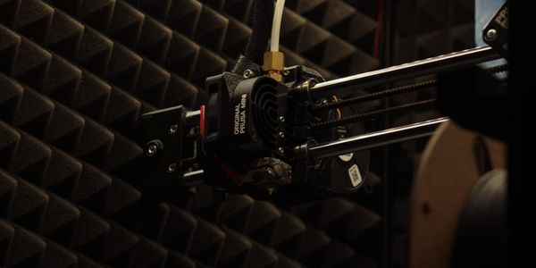 Photo of a Prusa Mini 3D printer