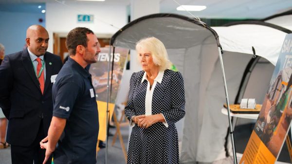 Queen Camilla Marks 25 Years of ShelterBox with Heartfelt Visit to Cornwall