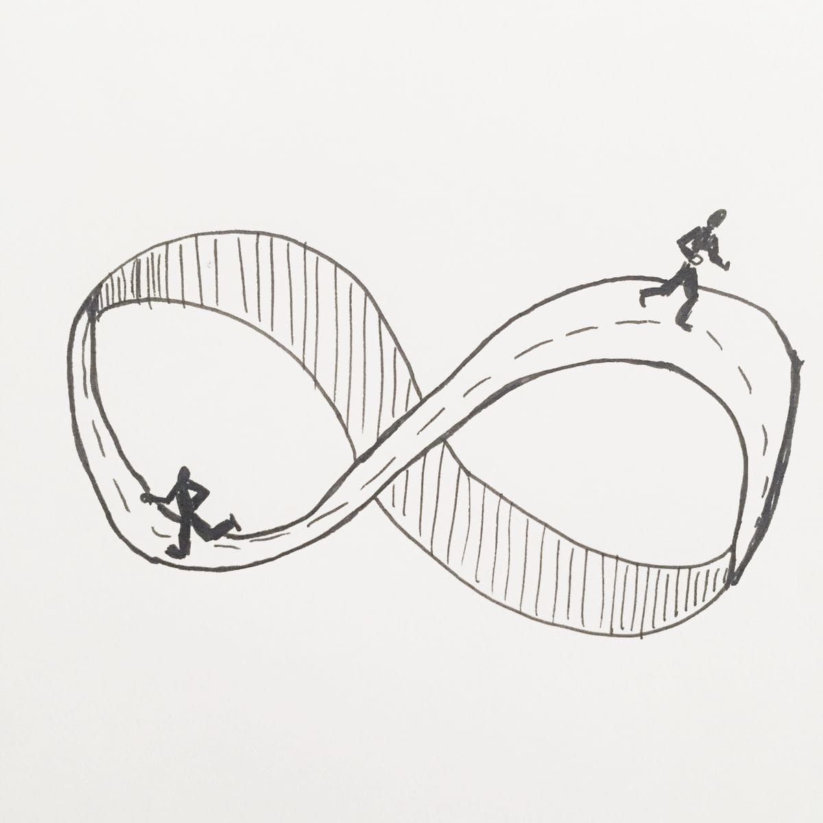 Infinity is a closed loop; everything comes back to you