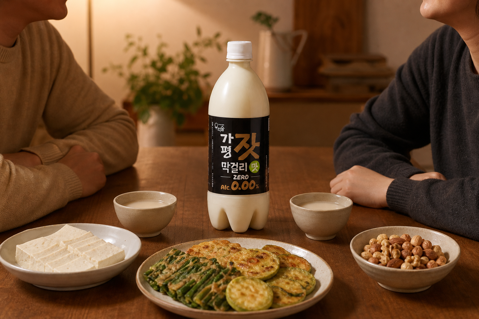 담백하고 고소한 음식과의 조화