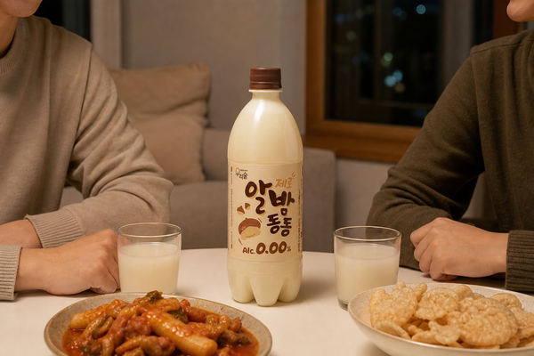 알코올 없이 즐기는 달콤한 밤의 여운 알밤동동제로