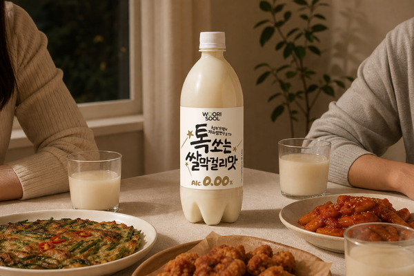 알코올 없이 톡 쏘는 쌀의 풍미 톡쏘는쌀막걸리맛제로