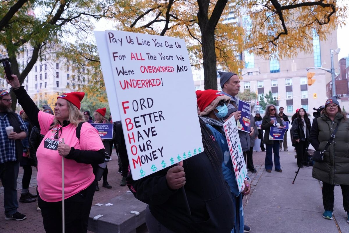 Ontario’s Social Service Workers Have Had Enough Of Doug Ford