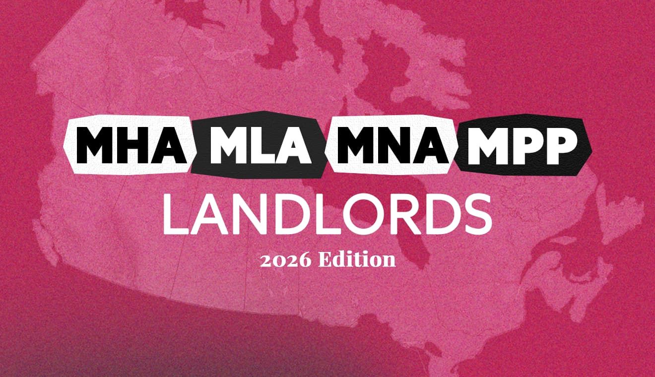 Find Out If Your Provincial Rep Is A Landlord