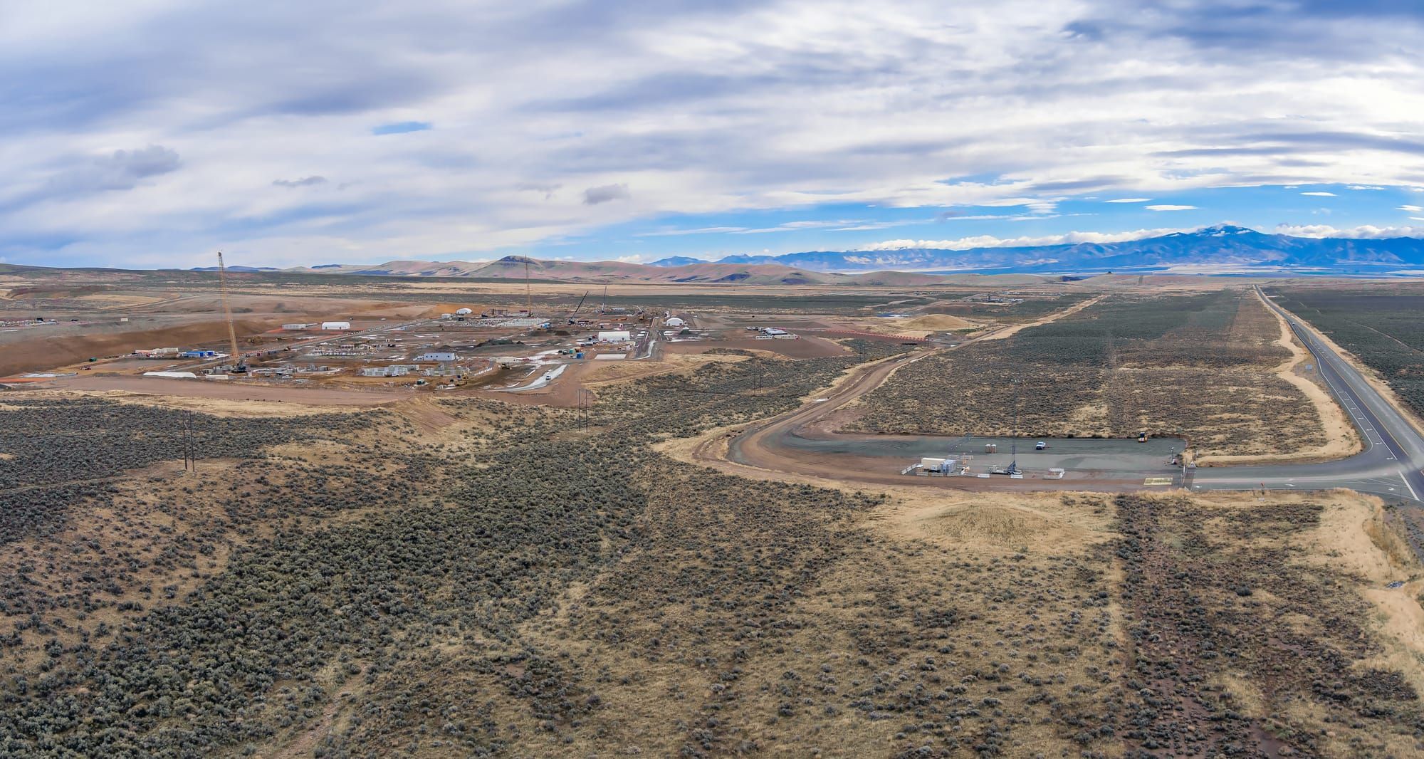 Photo showing the Thacker Pass mine in Nevada.