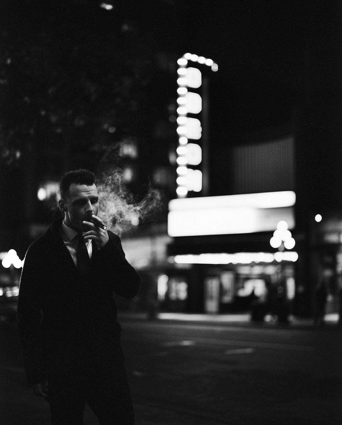 Shooting Cinestill 800T & Ilford HP5 400 At Night