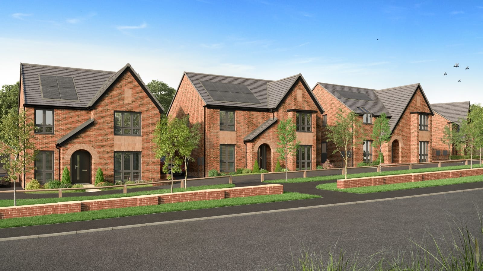 Thorley Glade street scene, Timperley