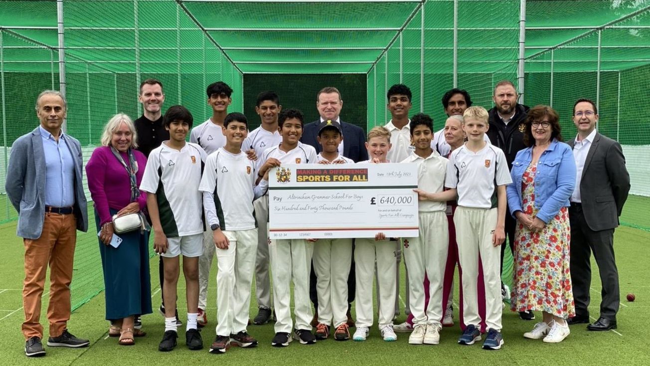 Altrincham school unveils new sports facilities after £640,000 fundraise