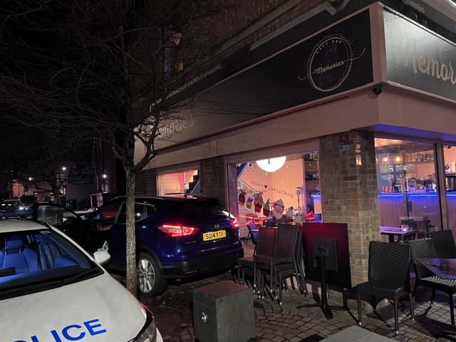 Car crashes into Altrincham cafe