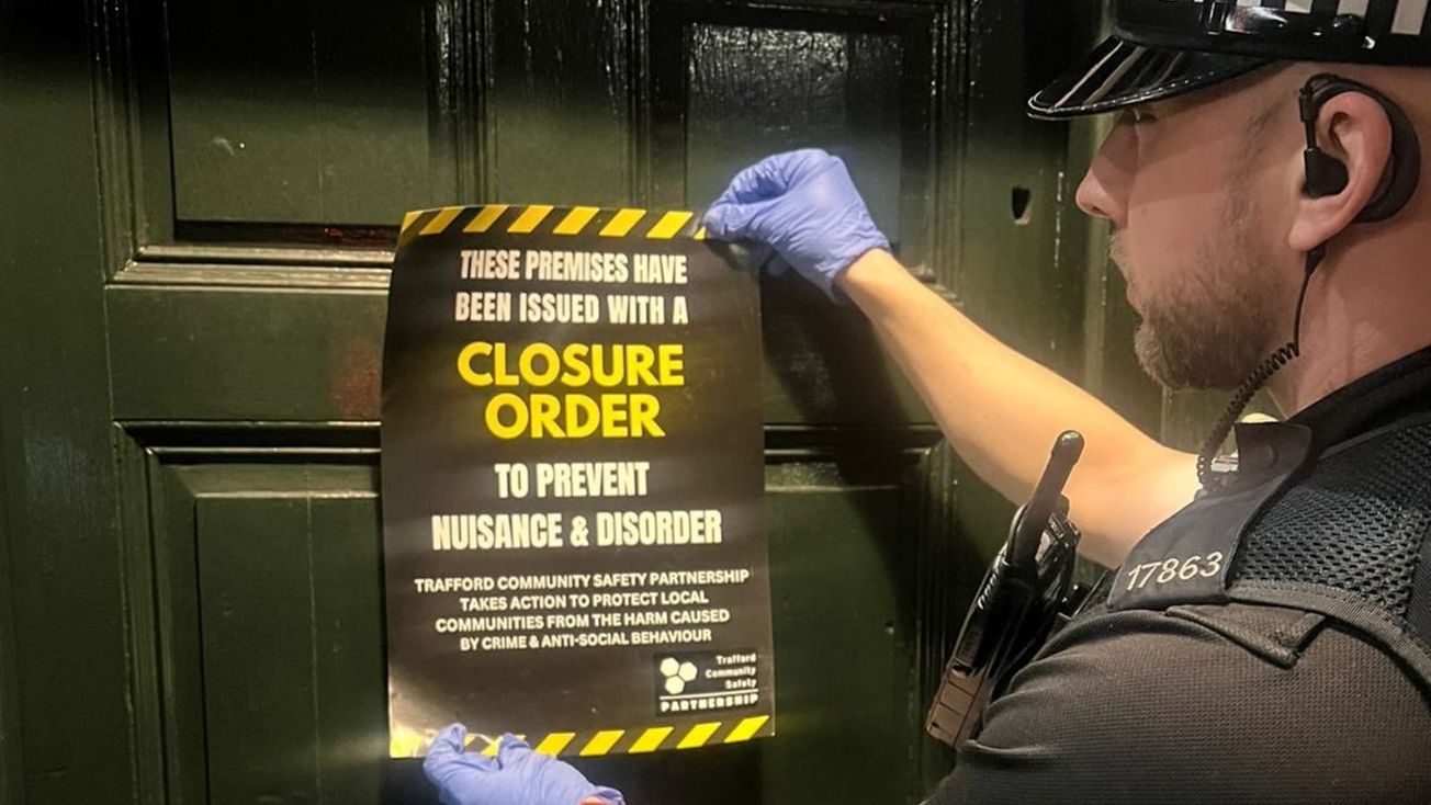 Historic Altrincham pub closed and two arrested on prostitution charges