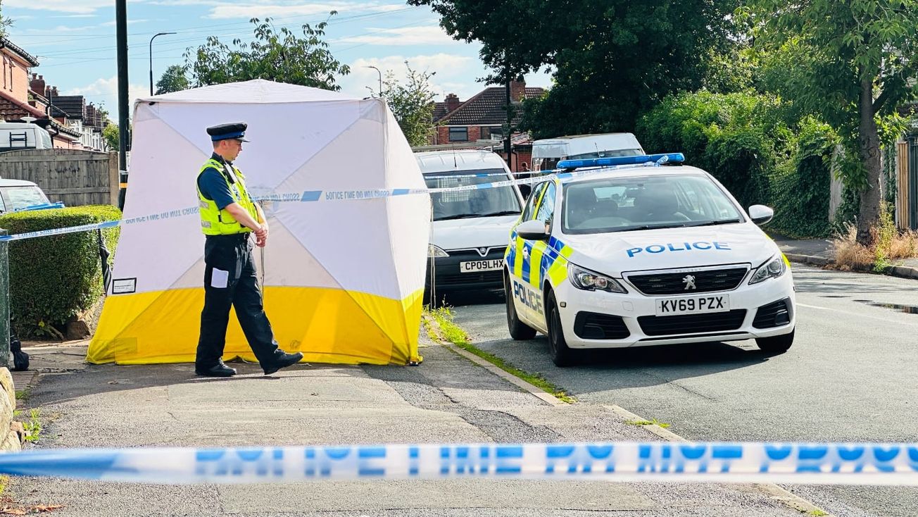 Man, 50, on murder charge after death at Timperley house