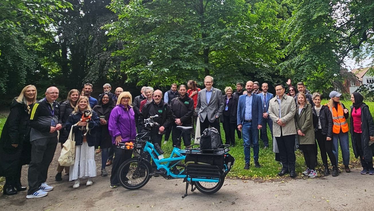 New Altrincham cargo bike scheme is first in Greater Manchester