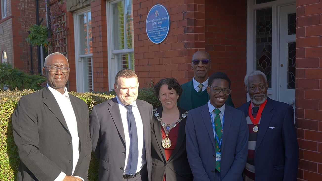Trafford's first black councillor honoured with Blue Plaque in Hale