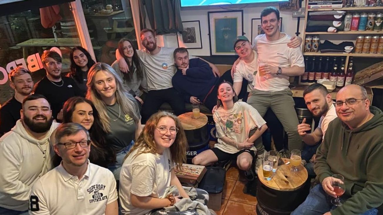 Altrincham football bar “where everyone knows your name” celebrates sixth birthday