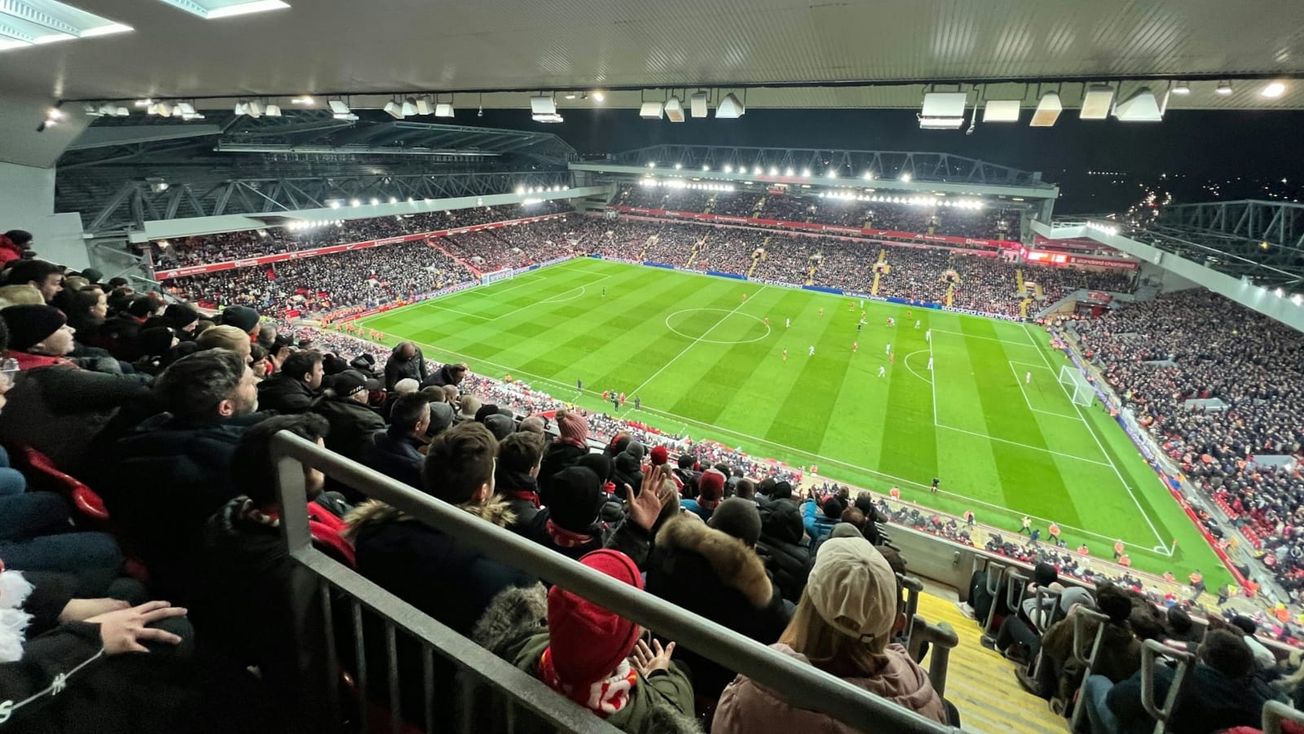 Hale man detained on suspicion of tragedy chanting during Liverpool v Manchester United game