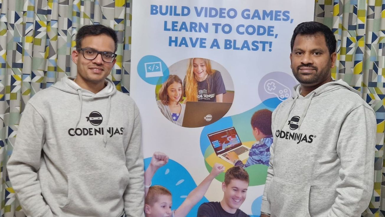 Dads team up to launch Timperley kids' coding school Code Ninjas