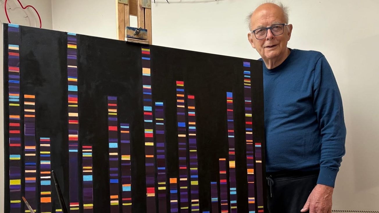 DNA image inspires Hale painter's return to canvas after 40 years