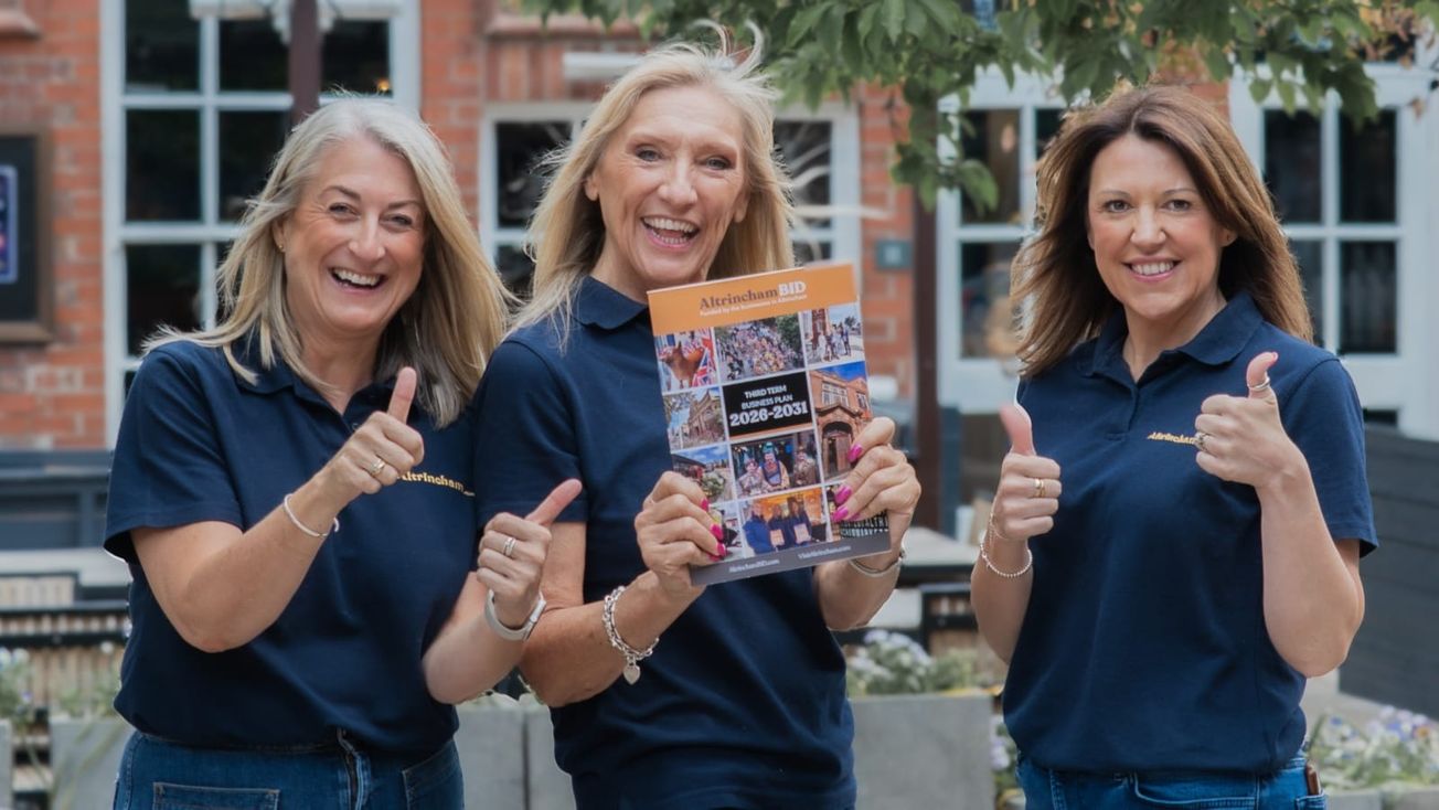 Altrincham BID's future secured until 2031 as 89% of businesses vote in favour