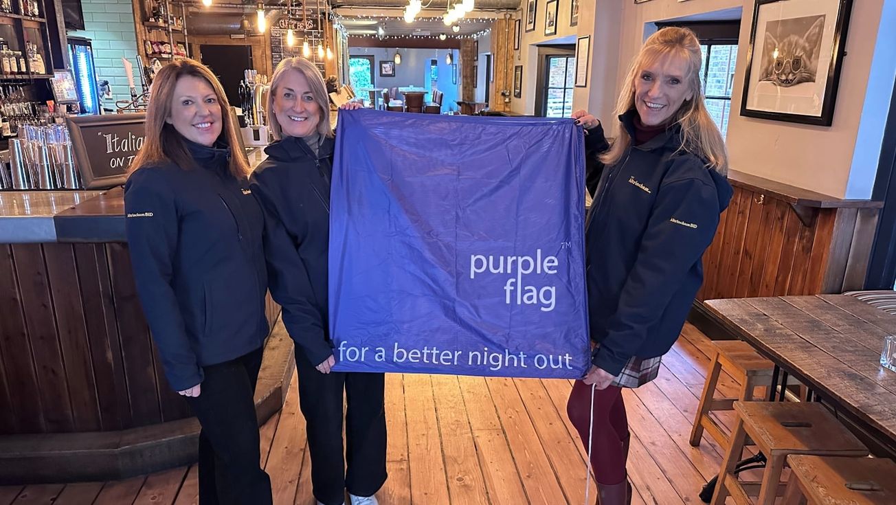 Altrincham celebrates third consecutive Purple Flag win