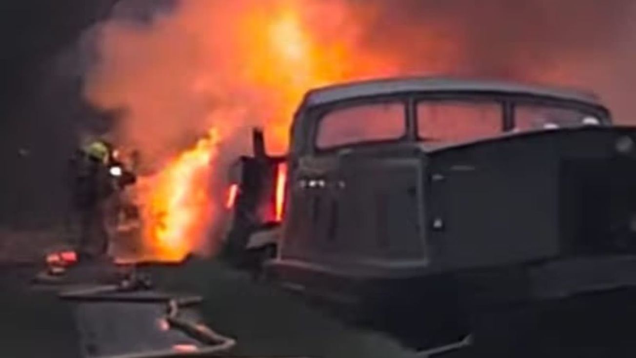 Altrincham man charged after canal boat fire