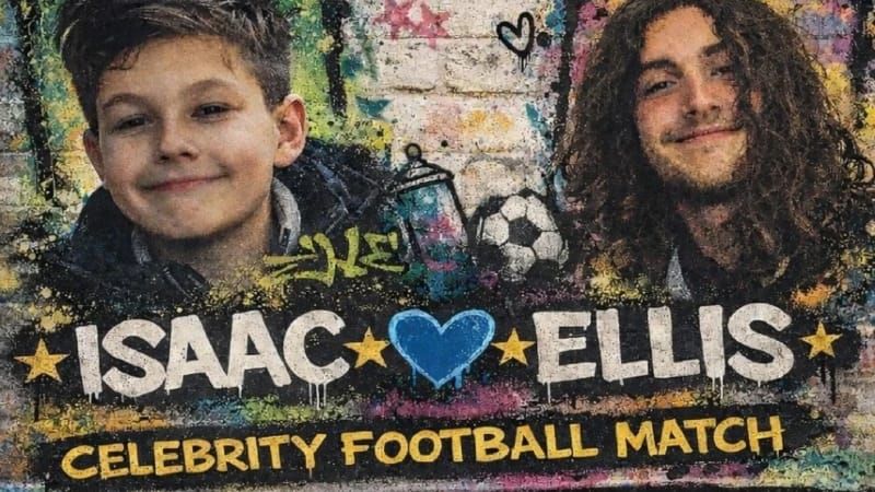 Premier League legends and Emmerdale stars unite for Altrincham charity match in memory of Isaac and Ellis