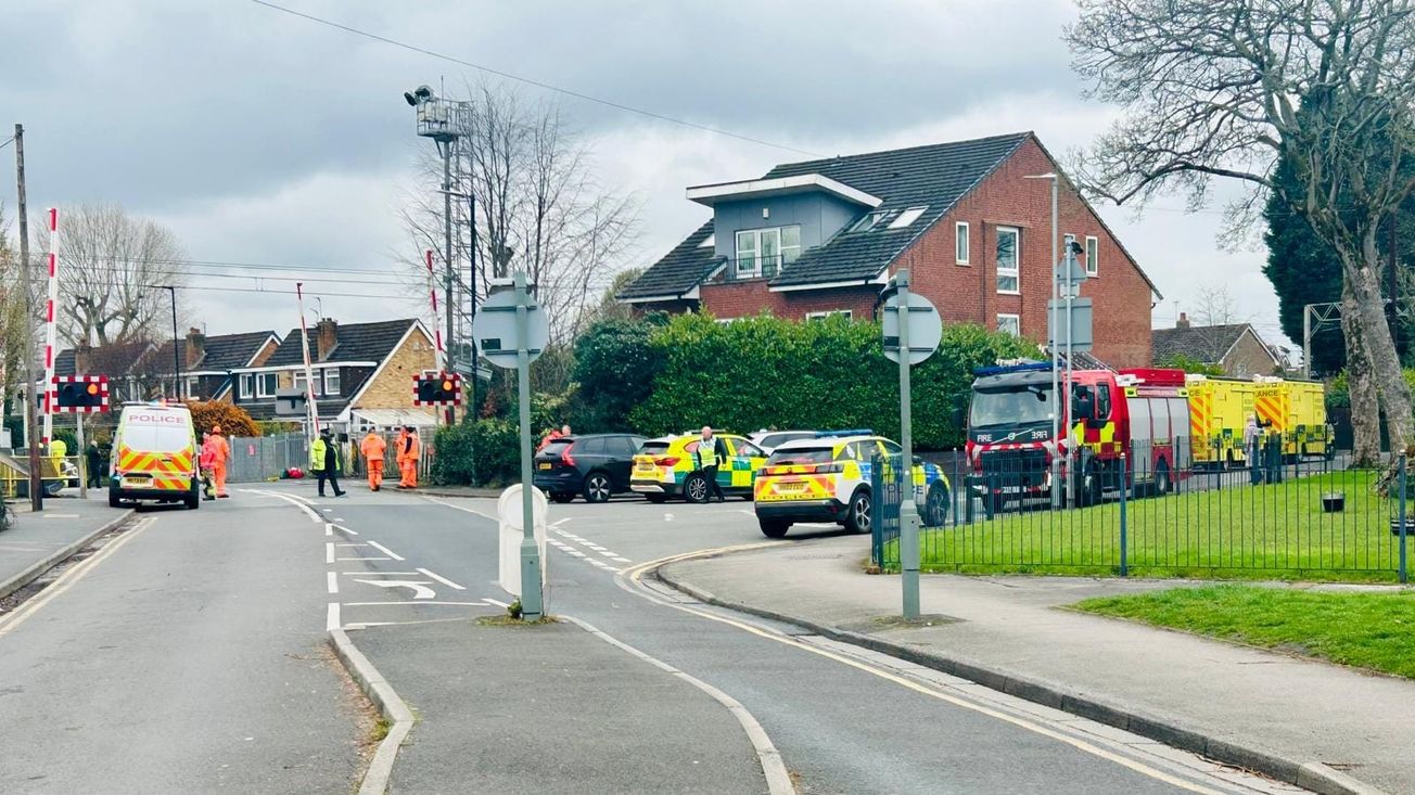 Trams suspended and roads closed after incident near Navigation Road