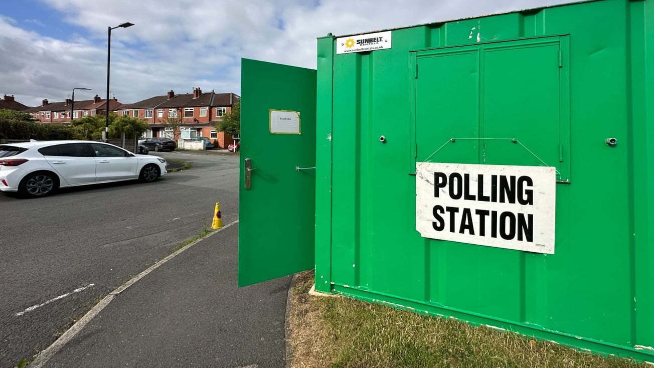Who is standing in the Altrincham area wards in Trafford's local elections?