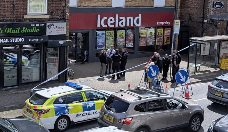 Two injured in Timperley supermarket incident