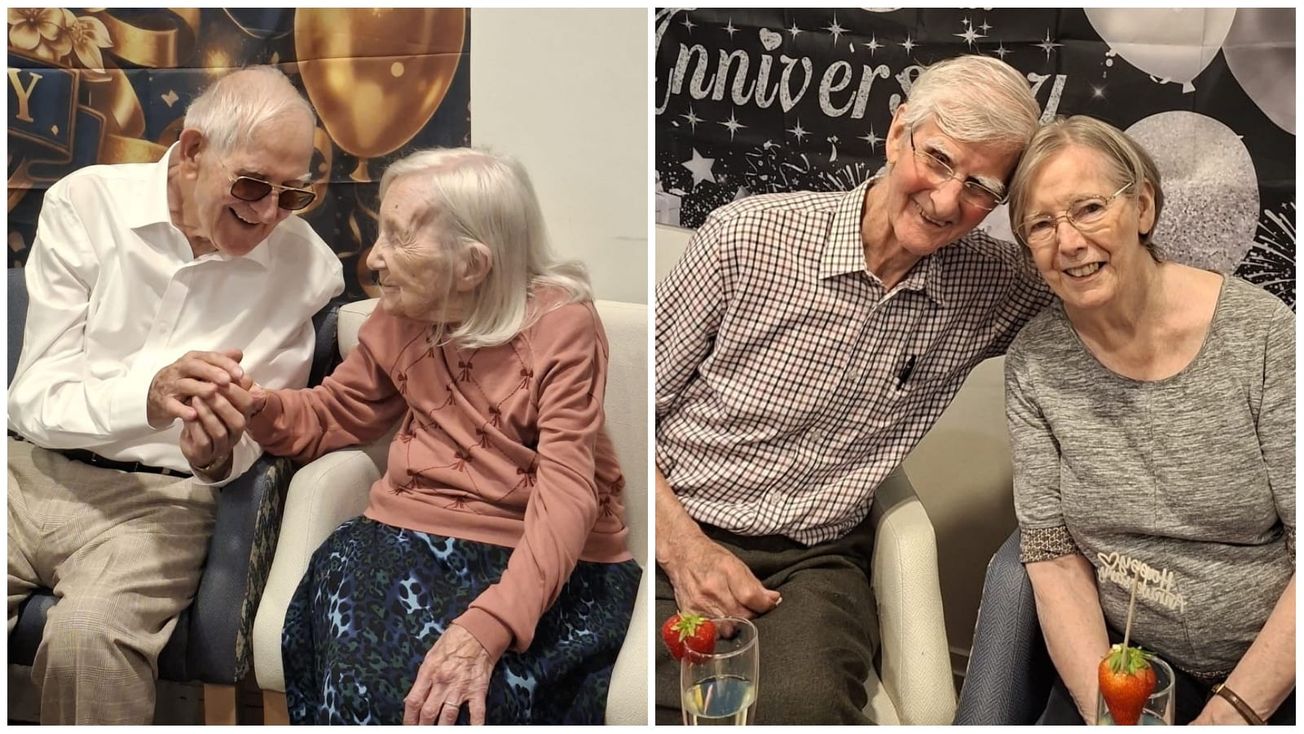 Hale Barns couples mark 75 and 60 years of marriage