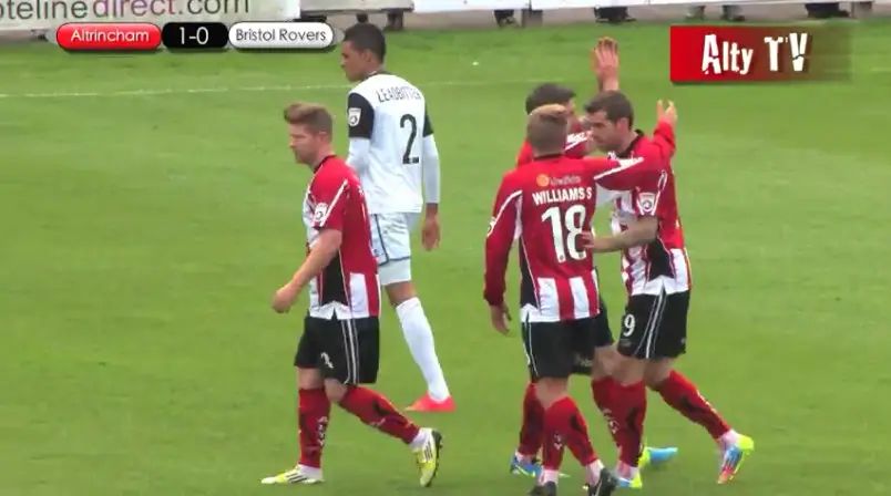 Watch highlights from Altrincham’s 2-1 win over Bristol Rovers