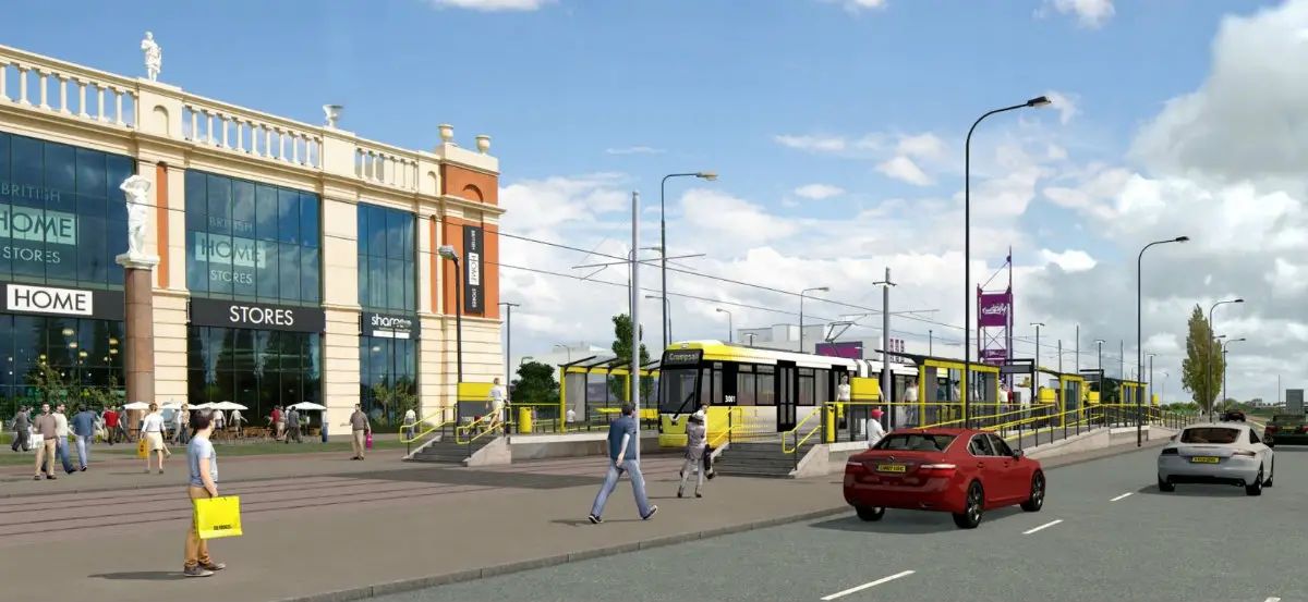 A tram from Altrincham to the Trafford Centre? It’s a step closer – but could take an hour