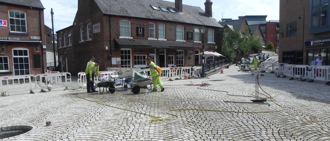 Goose Green work “close to completion” as progress continues on town centre transformation