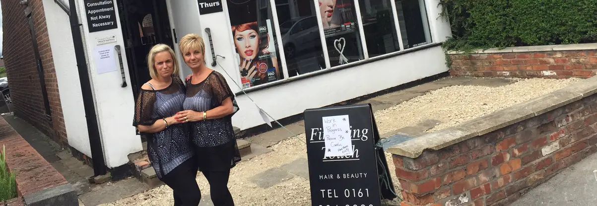 Stolen stones: Thieves dig up paved front yard from outside Timperley hairdressers