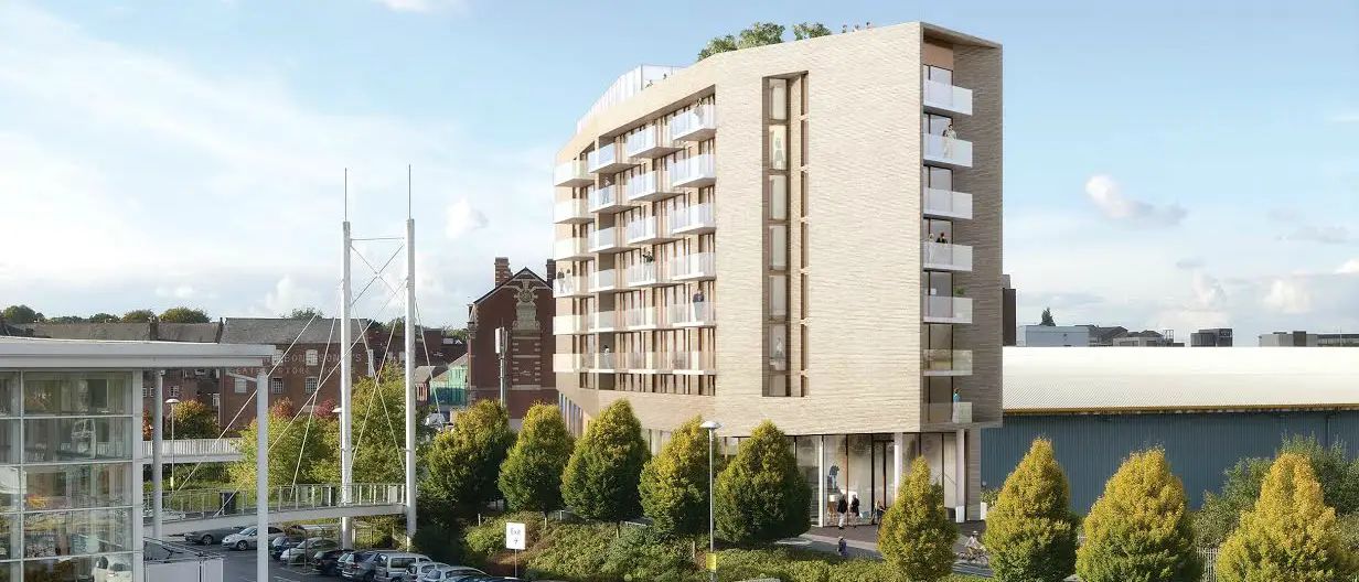 First view of the 59-apartment building set to form the opening phase of £70m Altair project